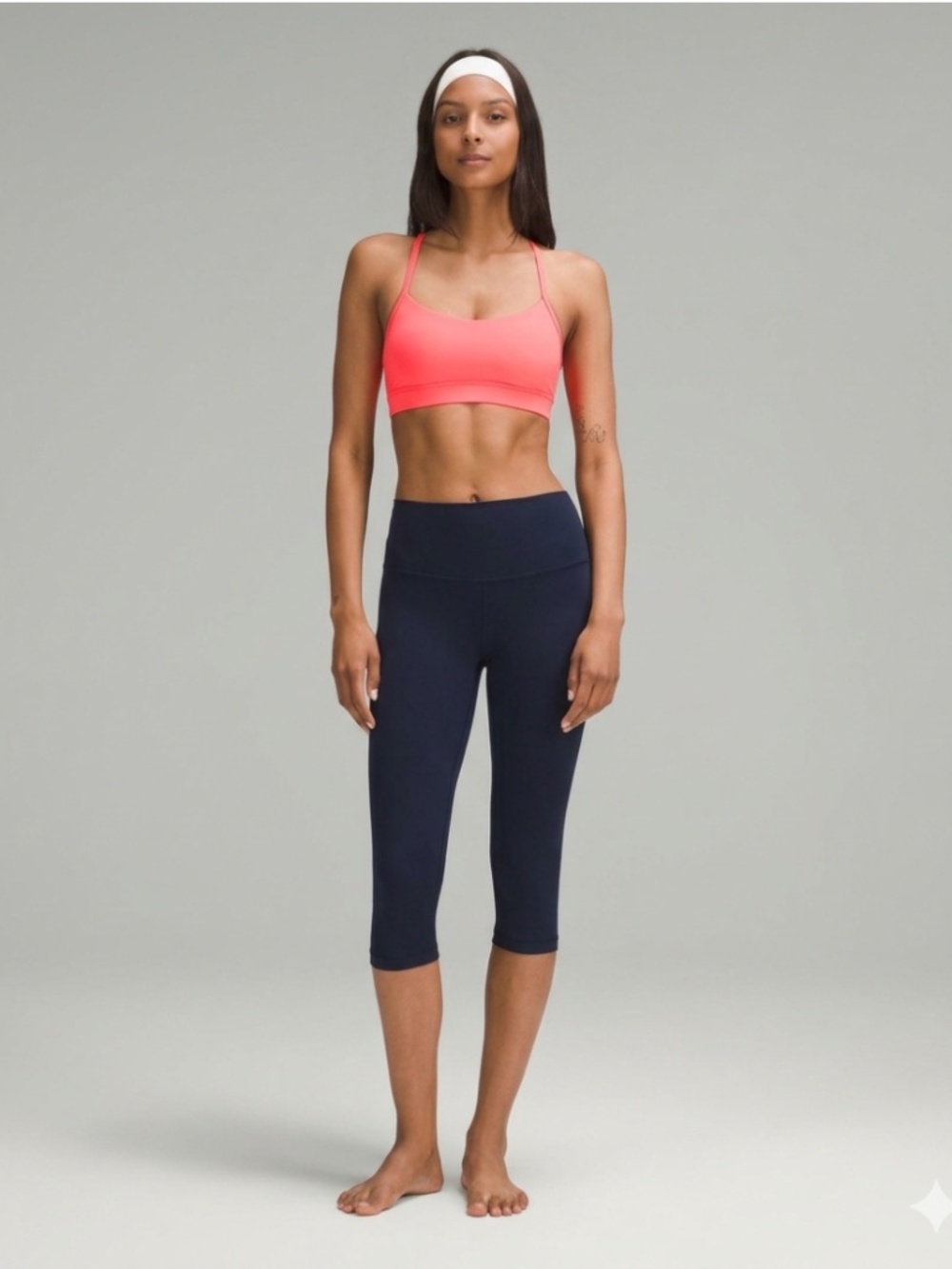Lululemon Athletic Flow Y Bra Nulu Light Support A–C Cups Pink Size 8